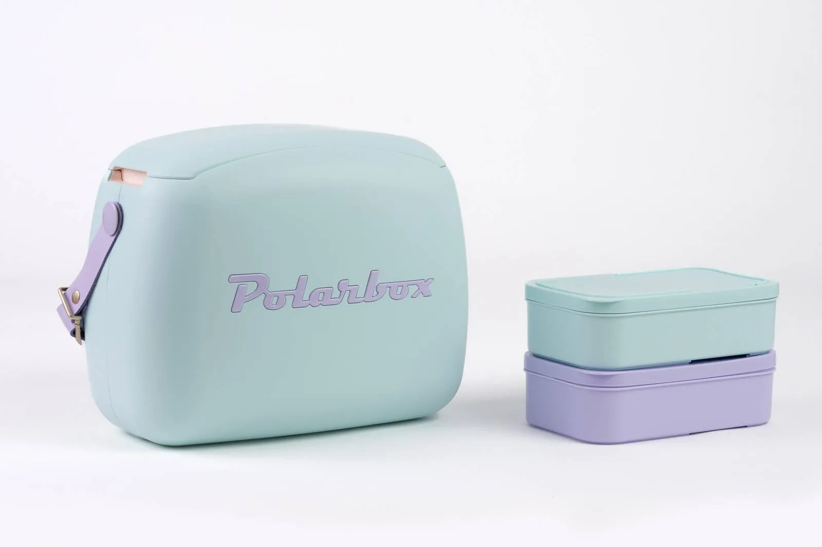 Polarbox Cool Box Pop 6L Beach Picnic Summer Retro: Cyan pink