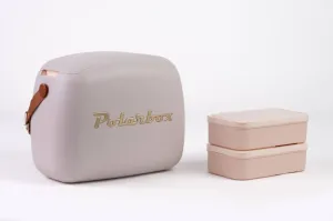 Polarbox Coolbox Classic 6L Beach Picnic Summer Retro: Pearl gold
