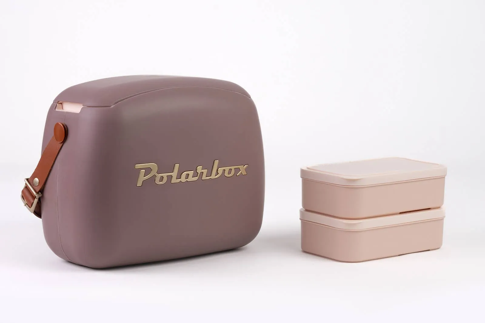 Polarbox Coolbox Classic 6L Beach Picnic Summer Retro: Pearl gold