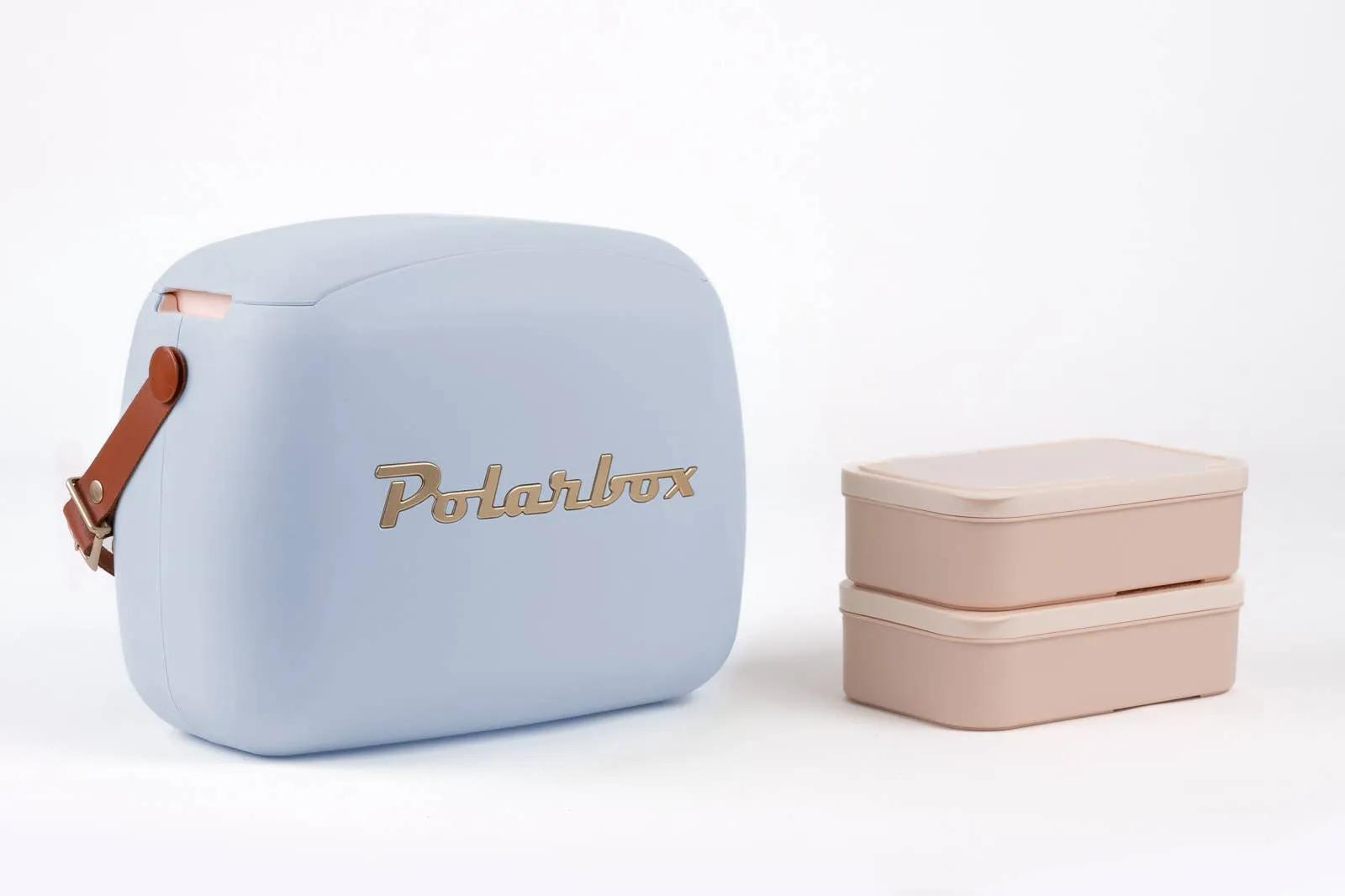 Polarbox Coolbox Classic 6L Beach Picnic Summer Retro: Pearl gold