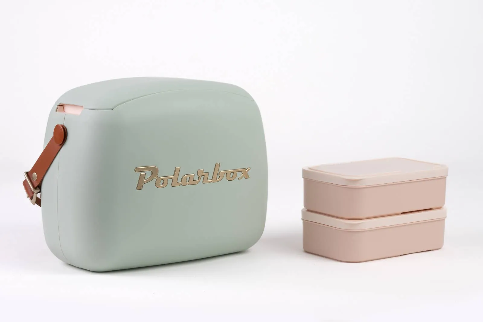 Polarbox Coolbox Classic 6L Beach Picnic Summer Retro: Pearl gold
