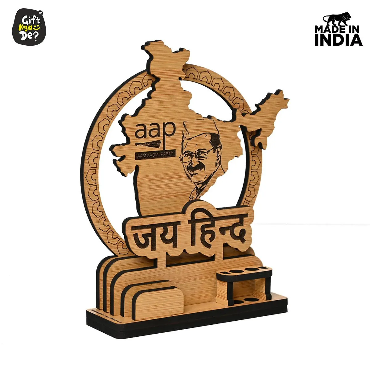 Political Pen Stand and Card Holder | Narendra Modi | Yogi Adityanath | Arvind Kejriwal | Political Leaders| Mementos