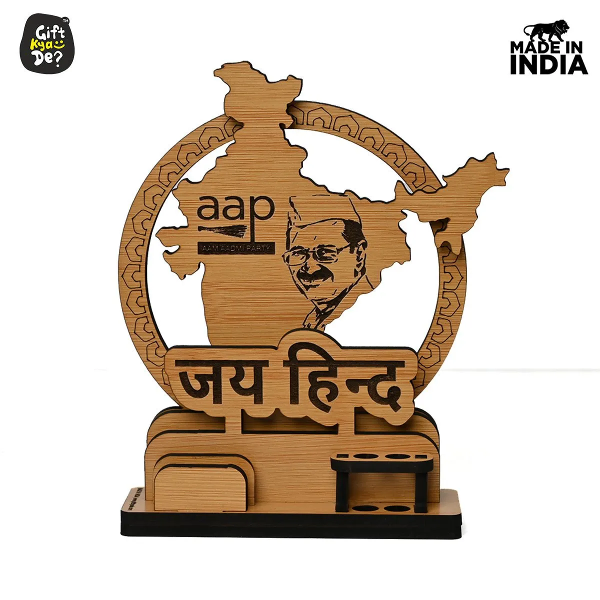 Political Pen Stand and Card Holder | Narendra Modi | Yogi Adityanath | Arvind Kejriwal | Political Leaders| Mementos