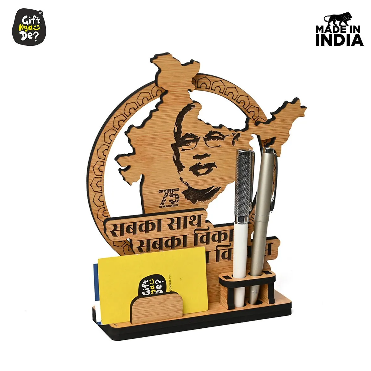 Political Pen Stand and Card Holder | Narendra Modi | Yogi Adityanath | Arvind Kejriwal | Political Leaders| Mementos