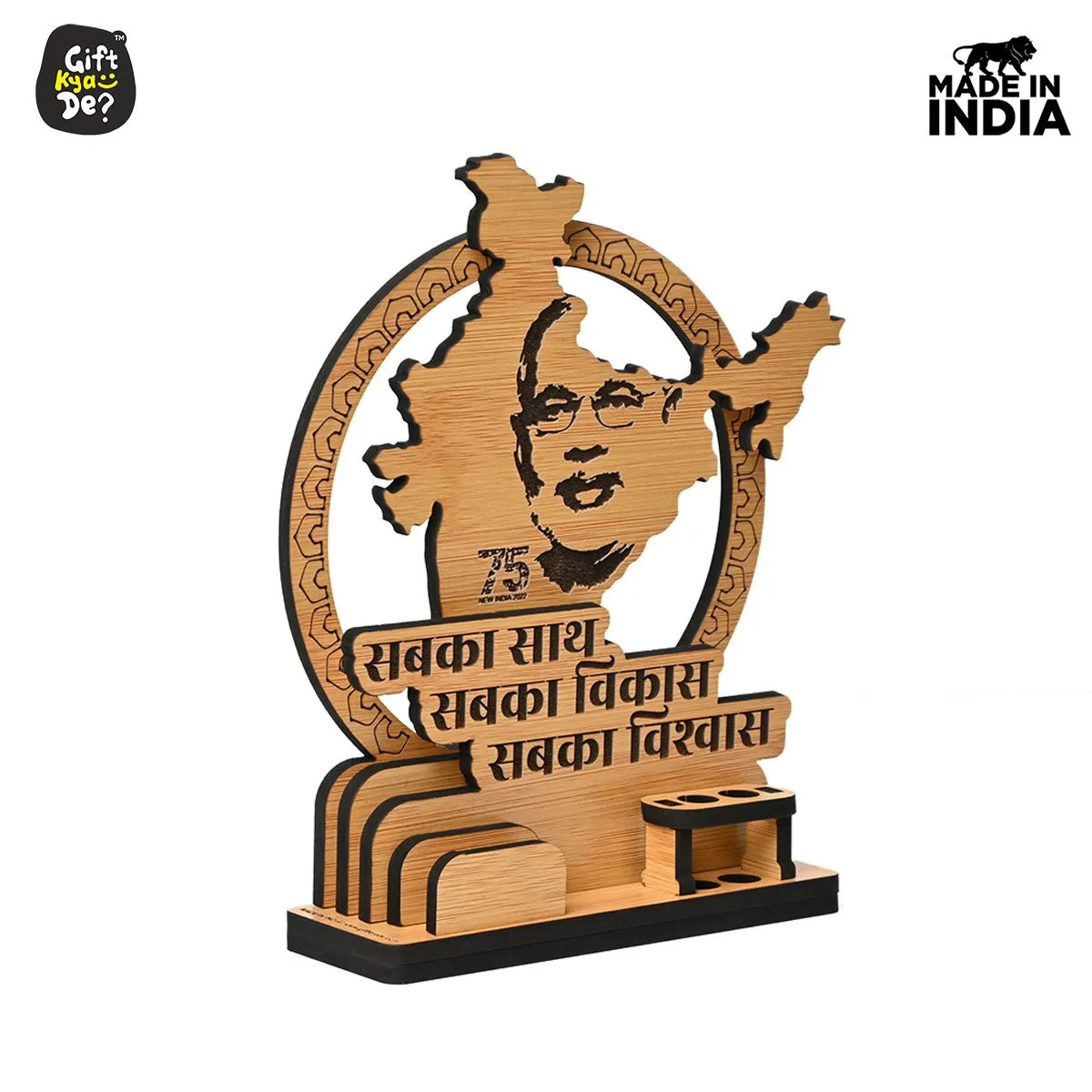 Political Pen Stand and Card Holder | Narendra Modi | Yogi Adityanath | Arvind Kejriwal | Political Leaders| Mementos