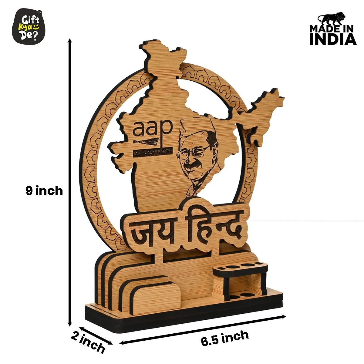 Political Pen Stand and Card Holder | Narendra Modi | Yogi Adityanath | Arvind Kejriwal | Political Leaders| Mementos