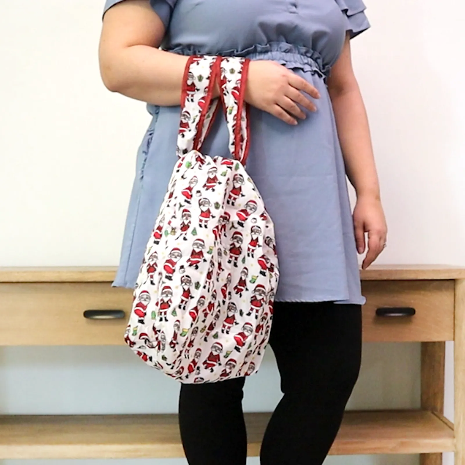 "Sassy Santa" Reusable Bag Bundle - 4 Pieces
