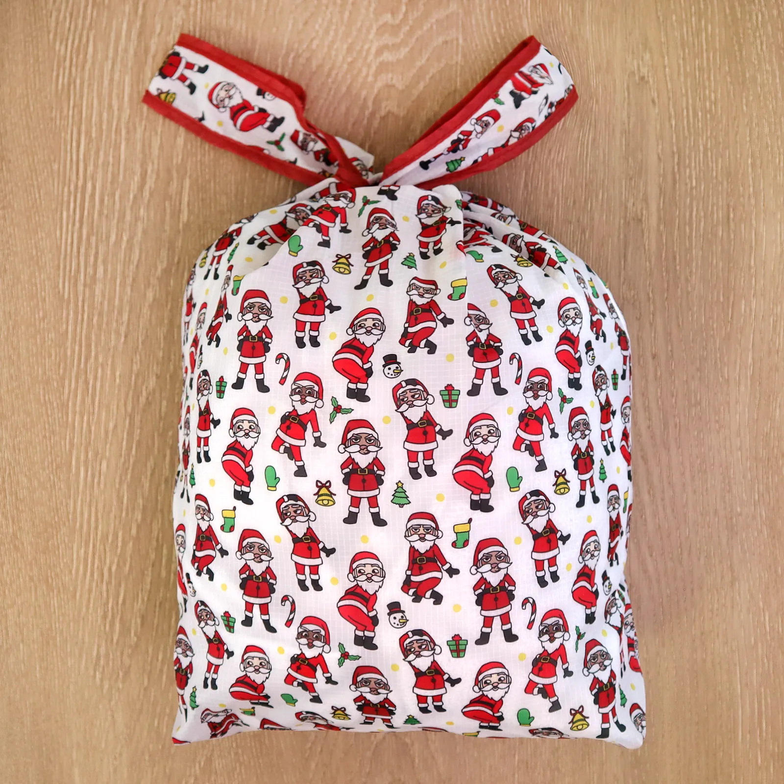 "Sassy Santa" Reusable Bag Bundle - 4 Pieces