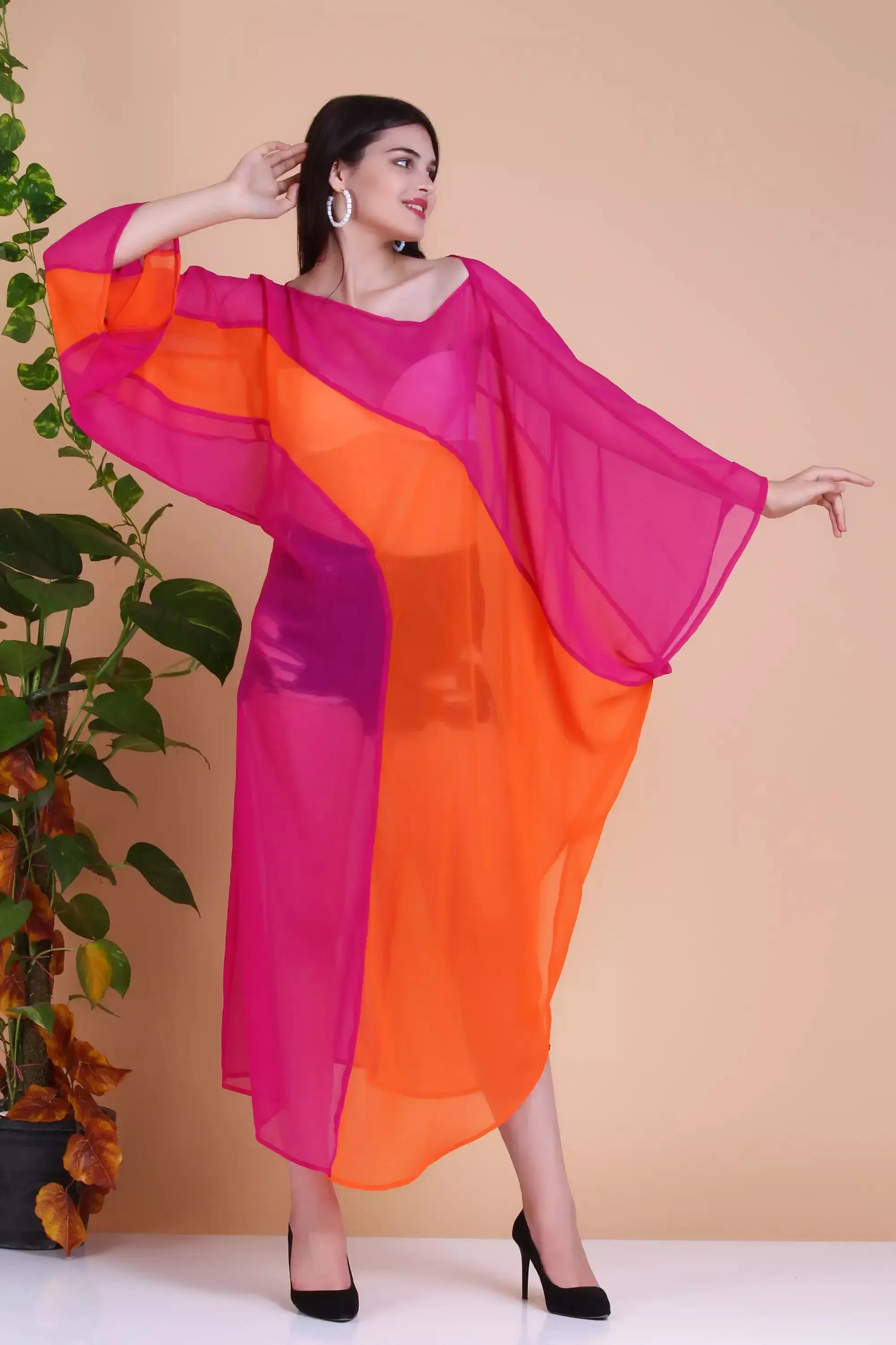 Radiant Rainbow Dreams Kaftan