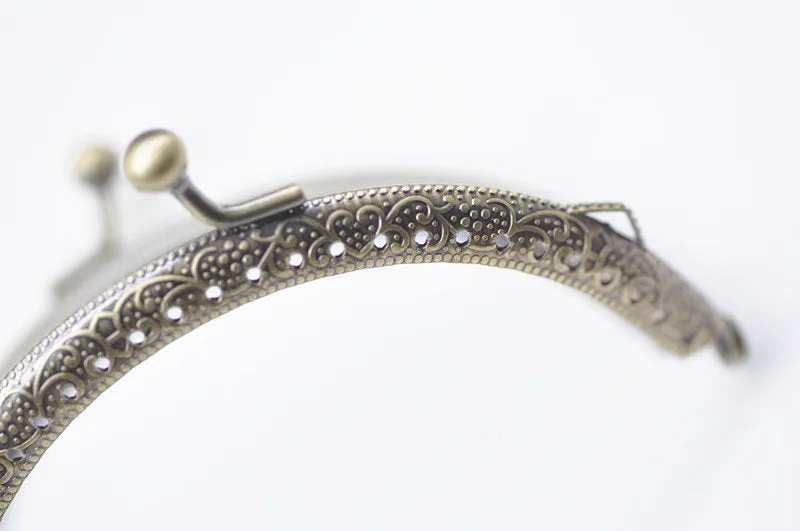 Retro Bronze Purse Frame Sewing Purse Frame 6.5/7.5/8.5/10.5/12.5/15/20cm (2"to 8")