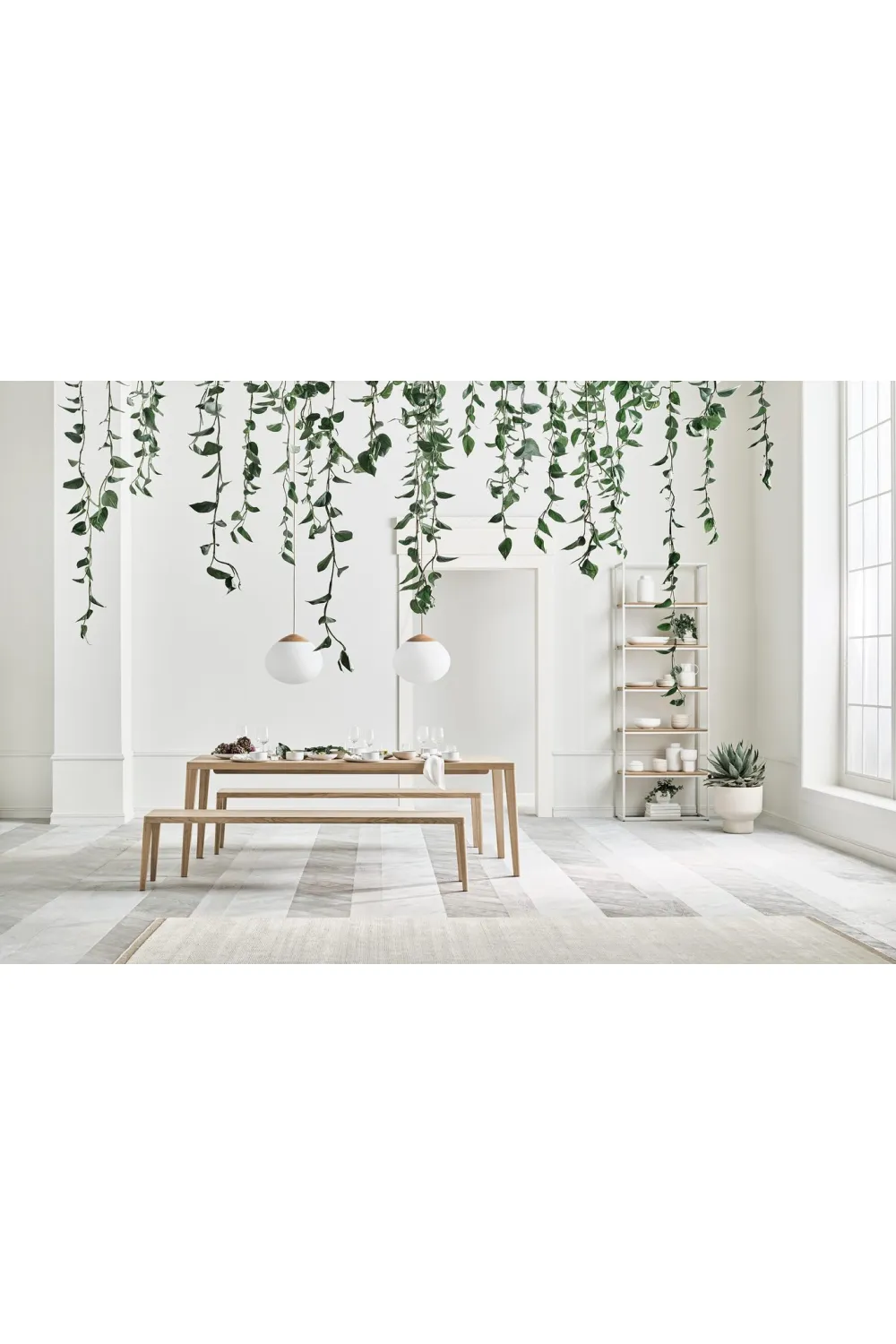 Scandinavian Oak Bench | Bolia Graceful