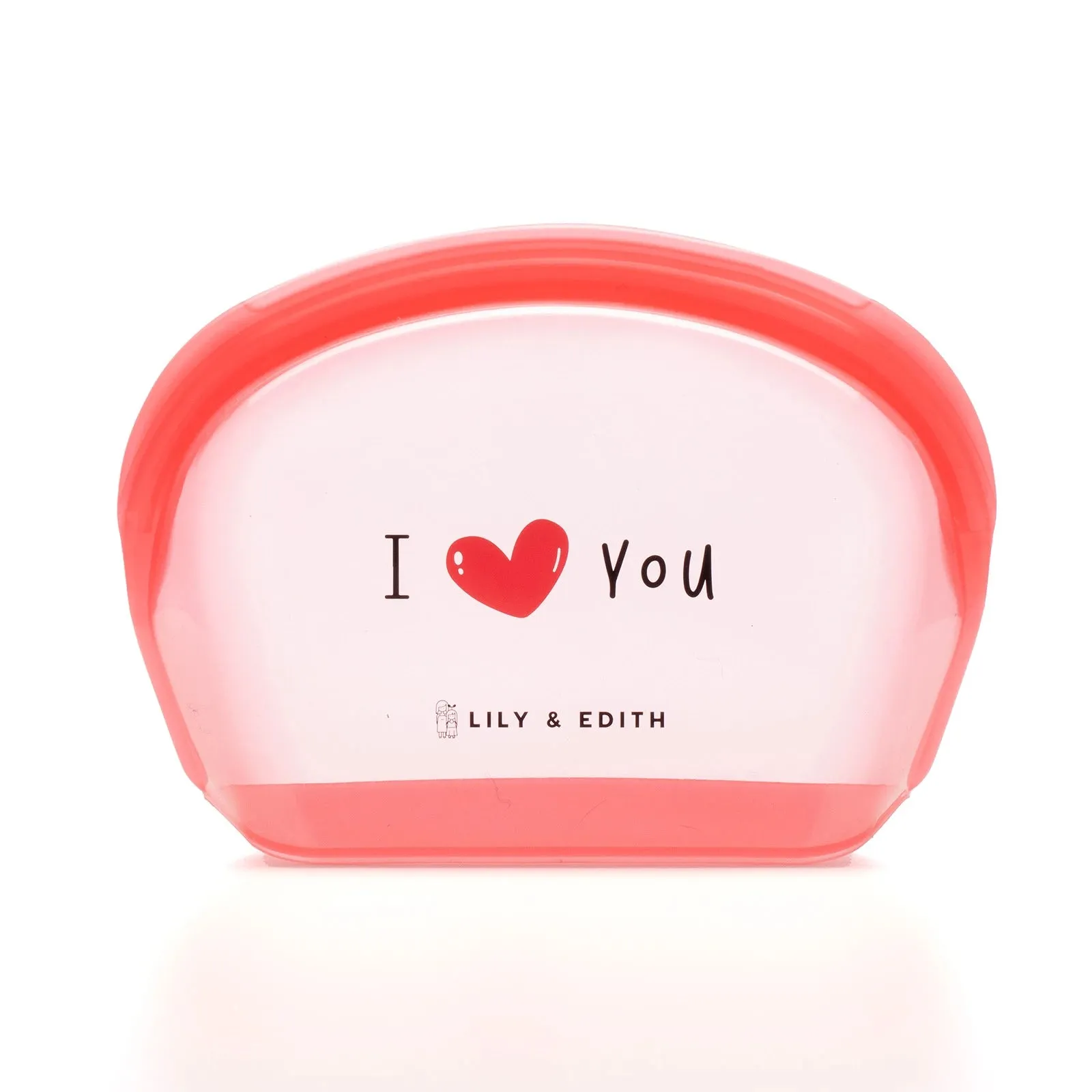 Silicone Reusable Bag | Standup | Heart