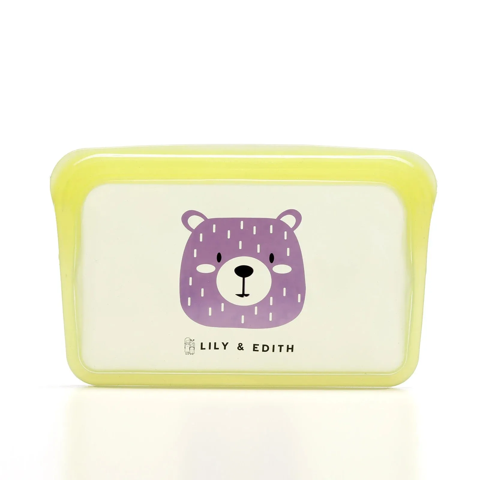 Silicone Reusable Snack Bag | Bear