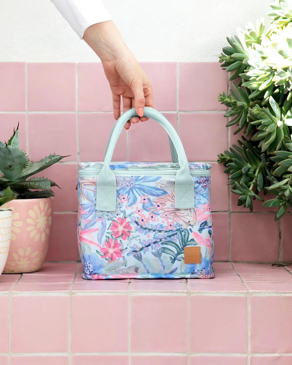 Spring Fling Lunch Bag with Canvas Handle