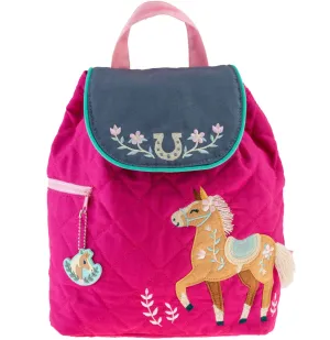 Stephen Joseph Quilted Backpack in Horse