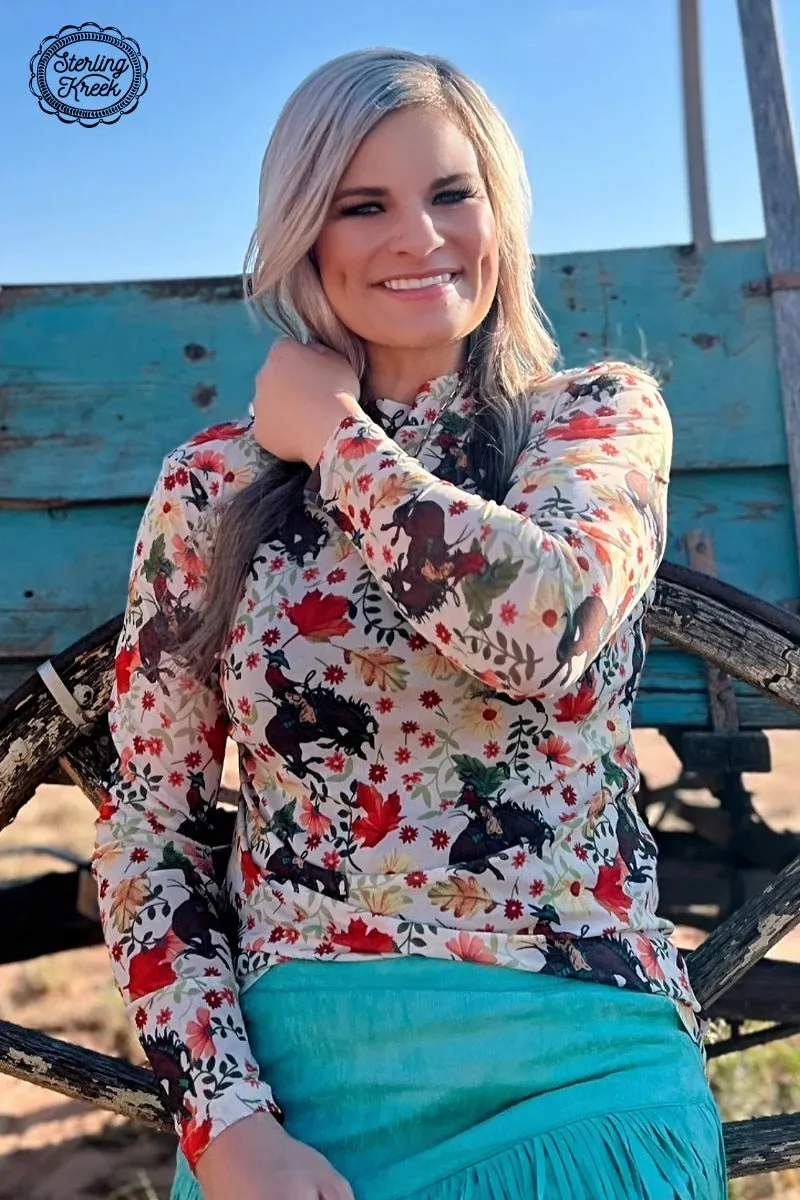 Sterling Kreek Somewhere South Mesh Top