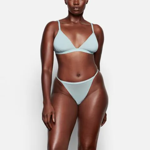 SUMMER MESH TRIANGLE BRALETTE | SKY