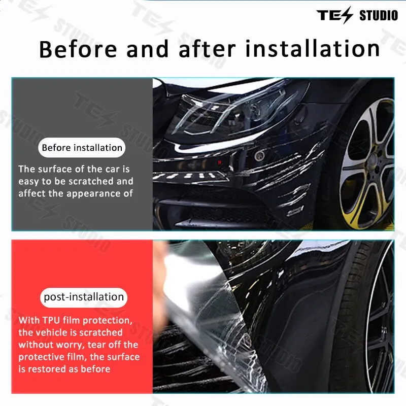 Tesstudio Tesla Accessories Cybertruck ppf TPU Invisible Full Car Paint Protection Film for Cybertruck