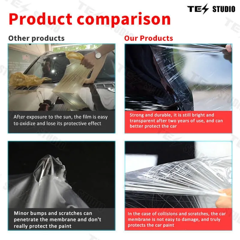 Tesstudio Tesla Accessories Cybertruck ppf TPU Invisible Full Car Paint Protection Film for Cybertruck