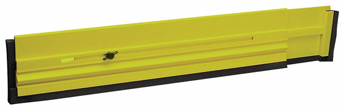 Tough Guy Expandable Floor Dam, Green, Yellow, 36 in to 64 in x 4 1/2 in - 6DMY2