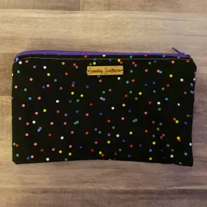 Twilight Confetti Small Zipper Bag