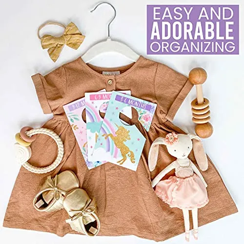 Unicorn Baby Closet Dividers
