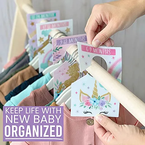Unicorn Baby Closet Dividers