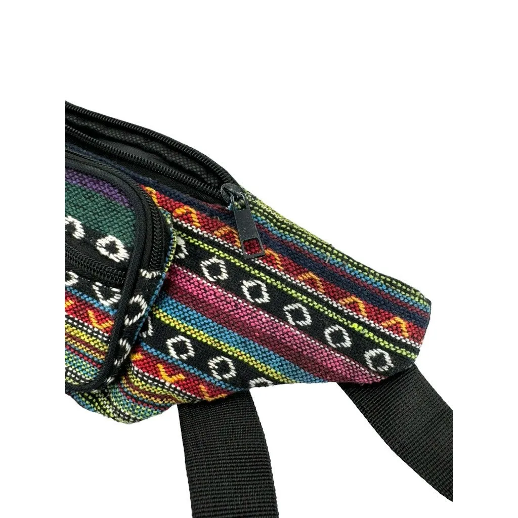 Vintage Aztec Bohemian Geo Pattern Crossbody Waist Bag