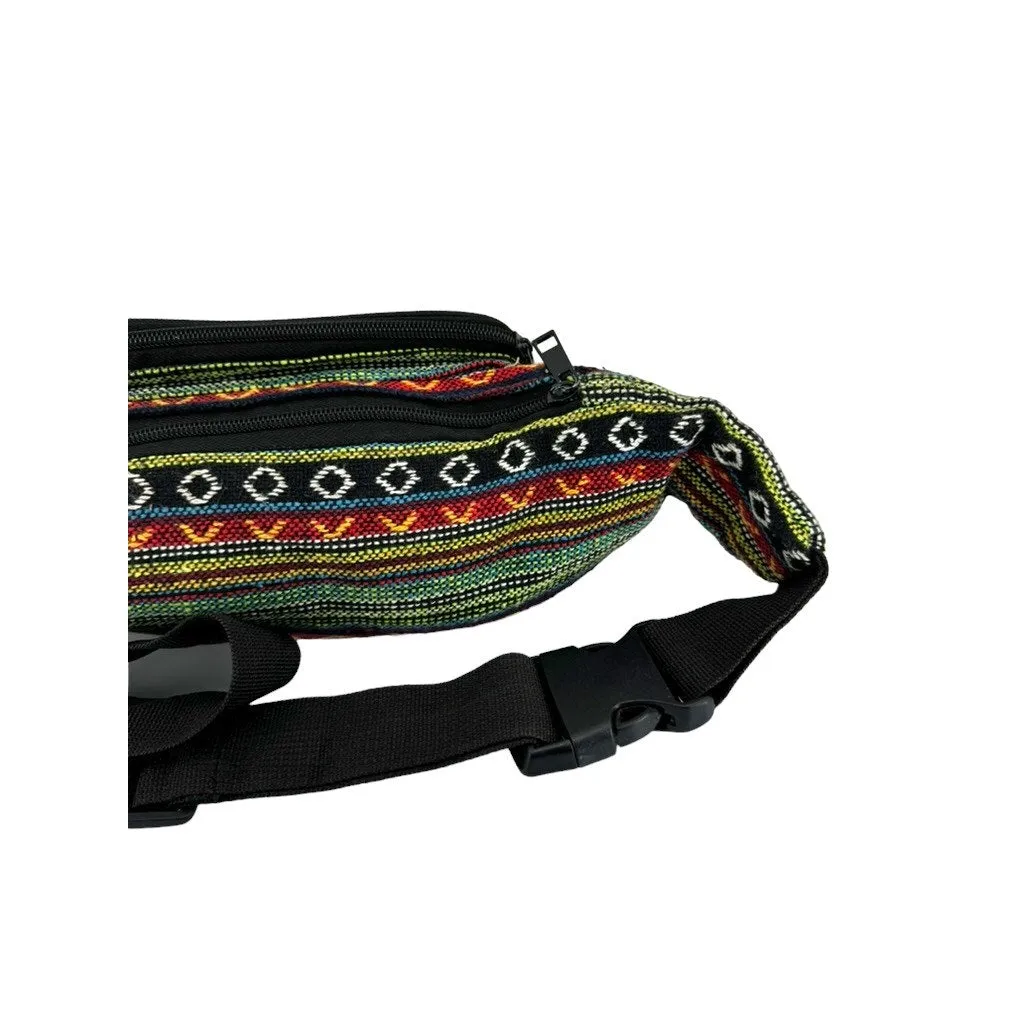 Vintage Aztec Bohemian Geo Pattern Crossbody Waist Bag
