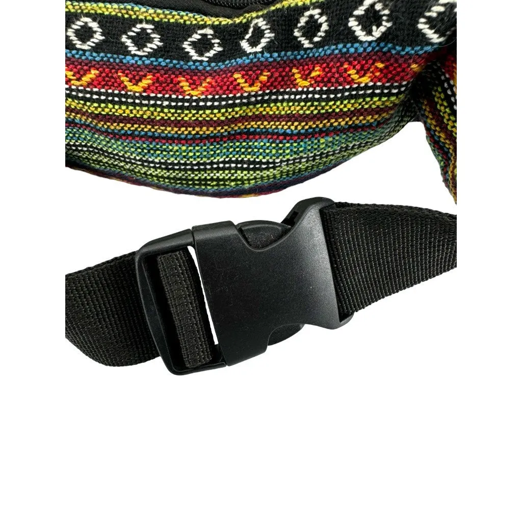 Vintage Aztec Bohemian Geo Pattern Crossbody Waist Bag