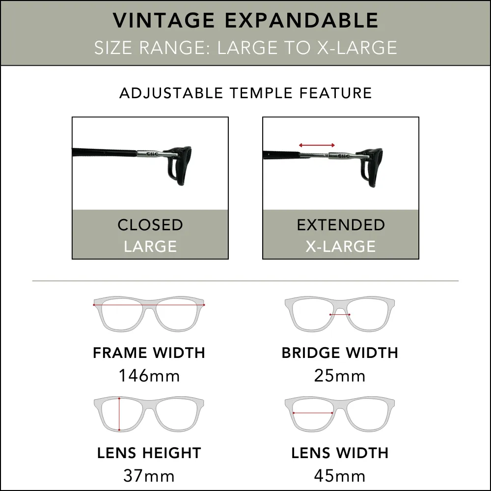 Vintage Expandable Sun Reader