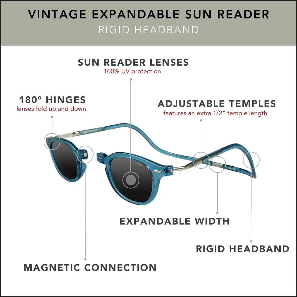 Vintage Expandable Sun Reader