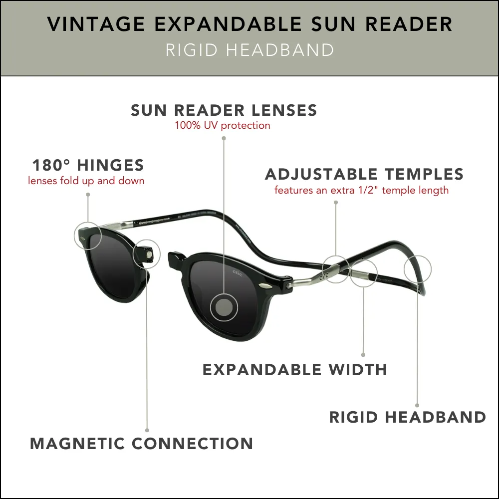 Vintage Expandable Sun Reader