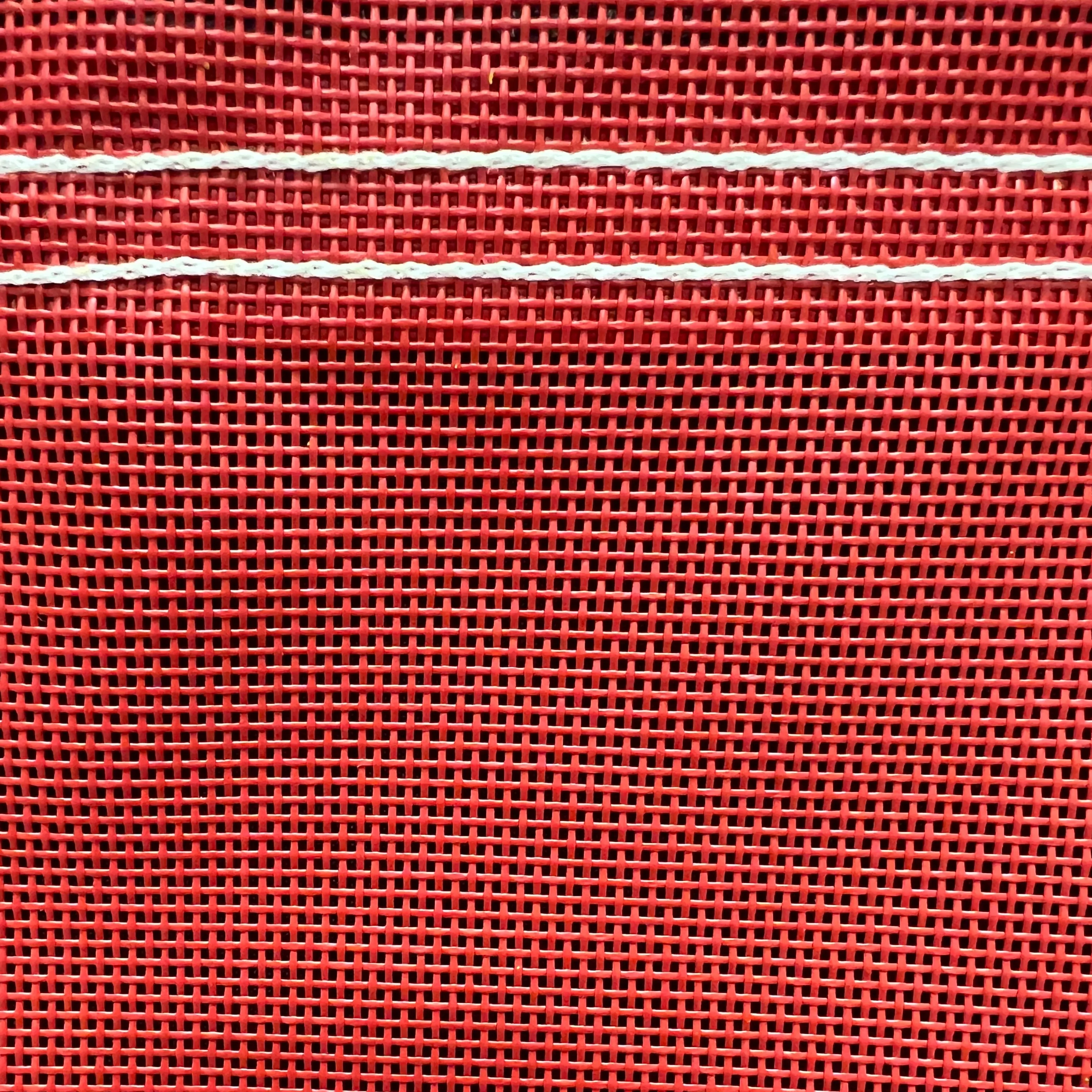 Vinyl Mesh Tarp - Red - 12' x 20'