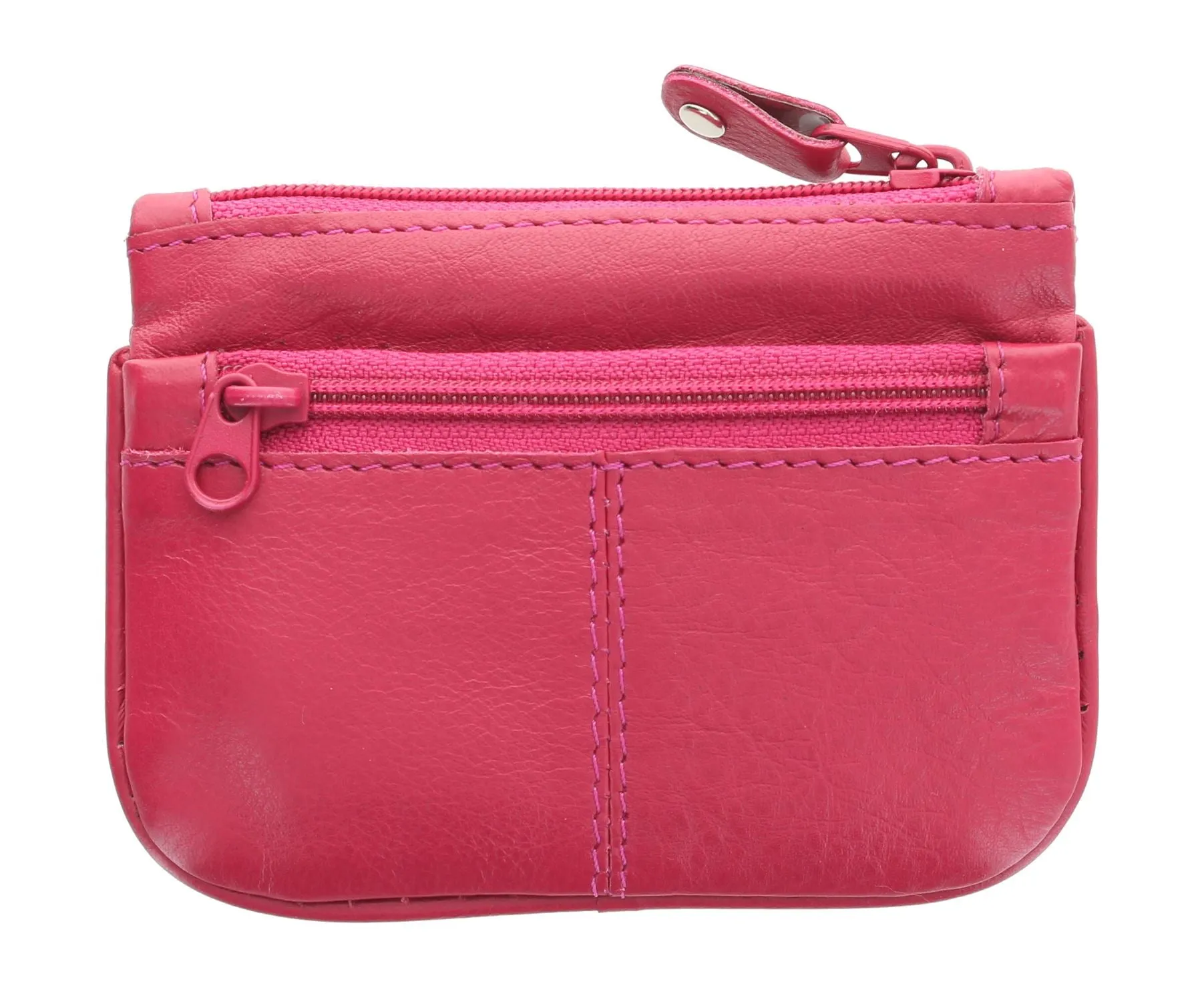 Visconti Leather Zip Top Coin Purse/Keycase CP3