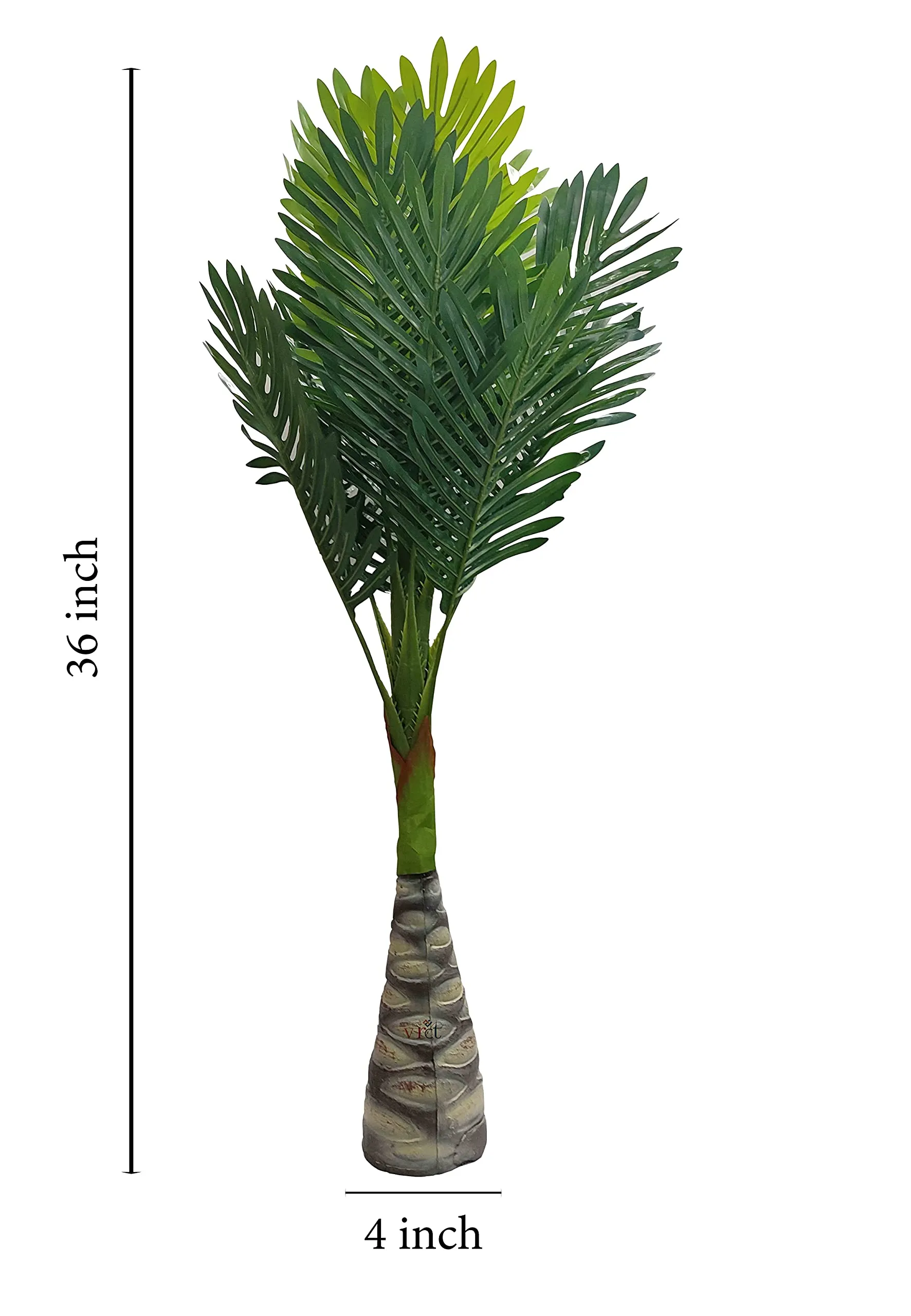 VRCT Artificial Palm Tree Plants Standable Trunk, Feel Real Technology, Super Quality