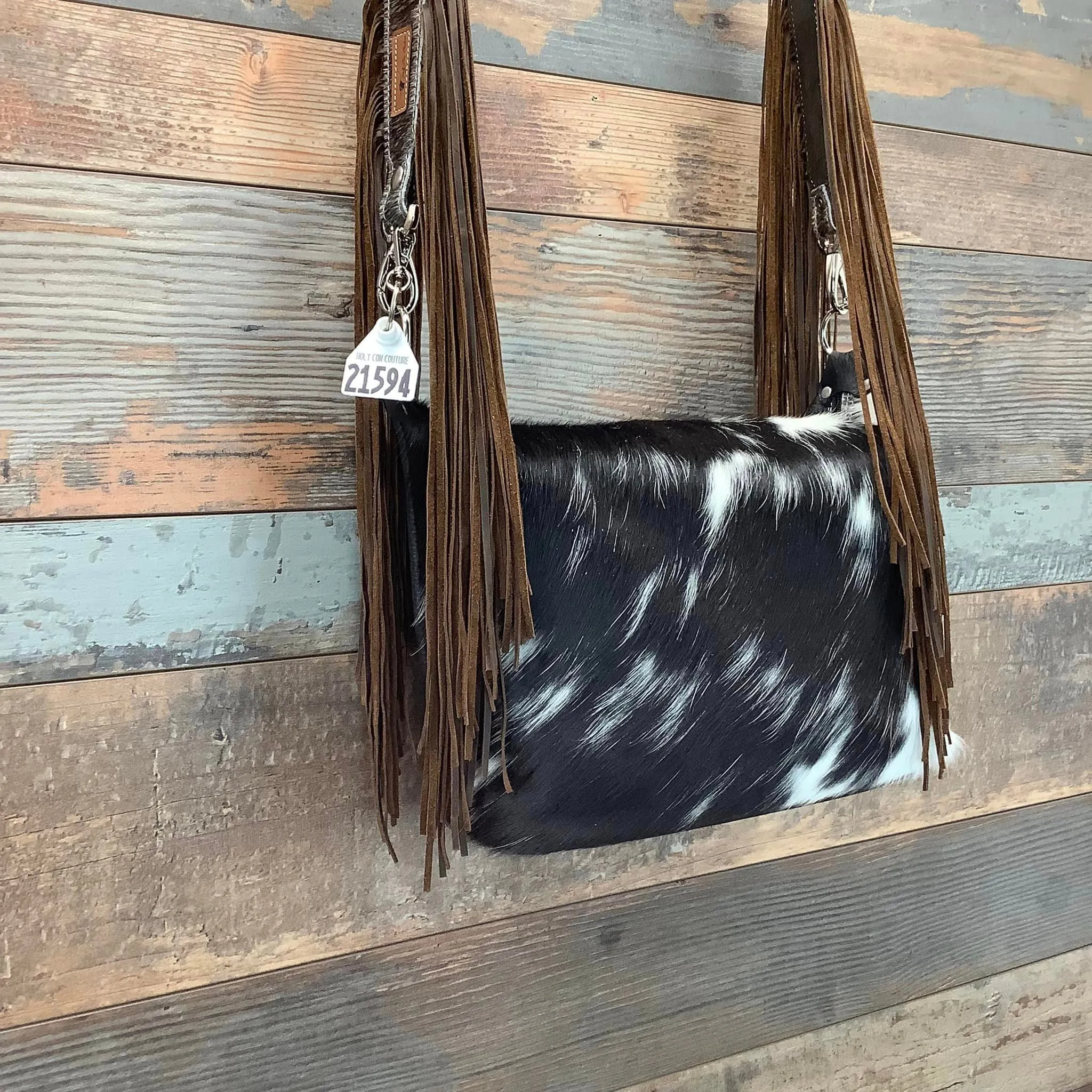 Western Mini Leather Fringe Strap 36" #21594