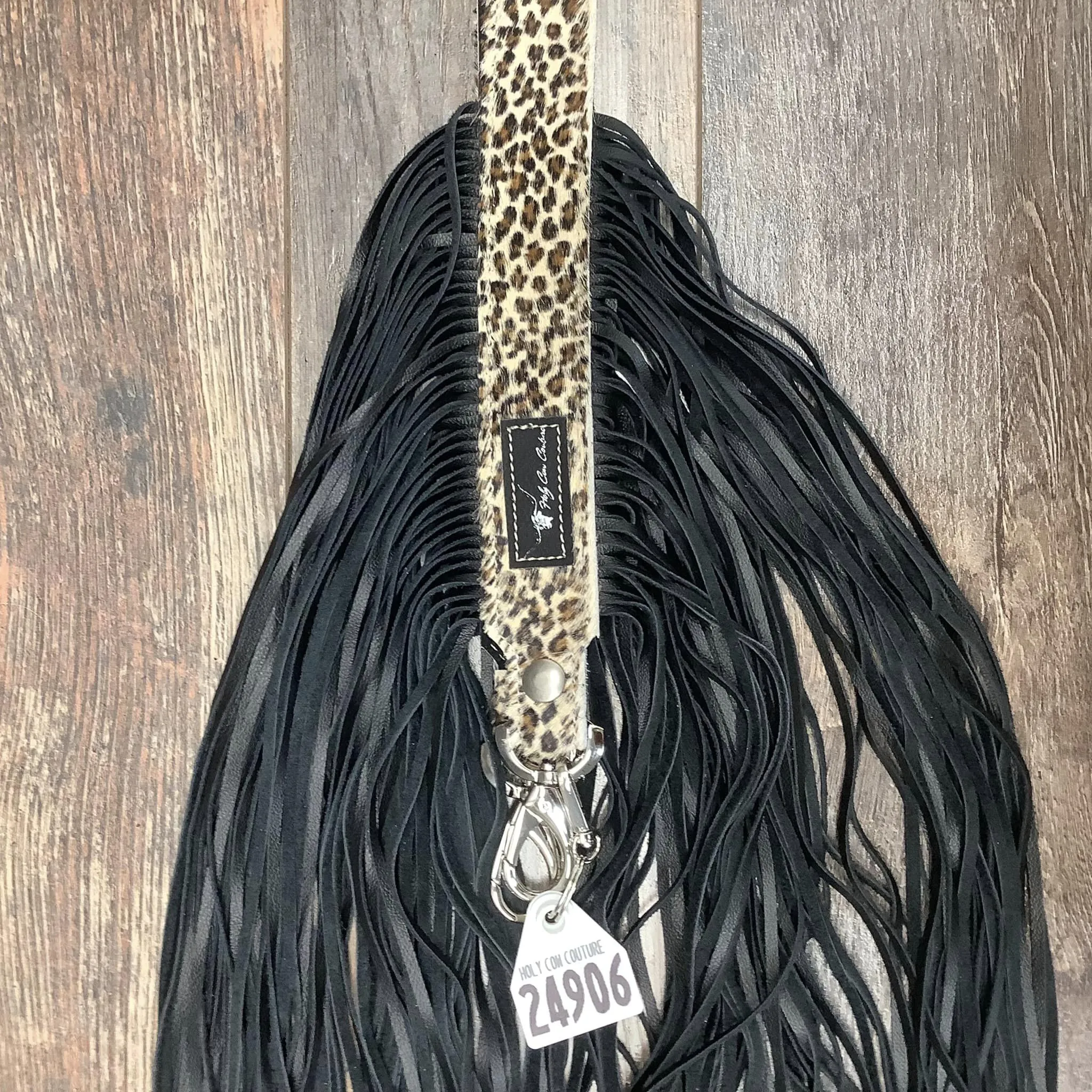 Western Mini Leather Fringe Strap 36" #24906