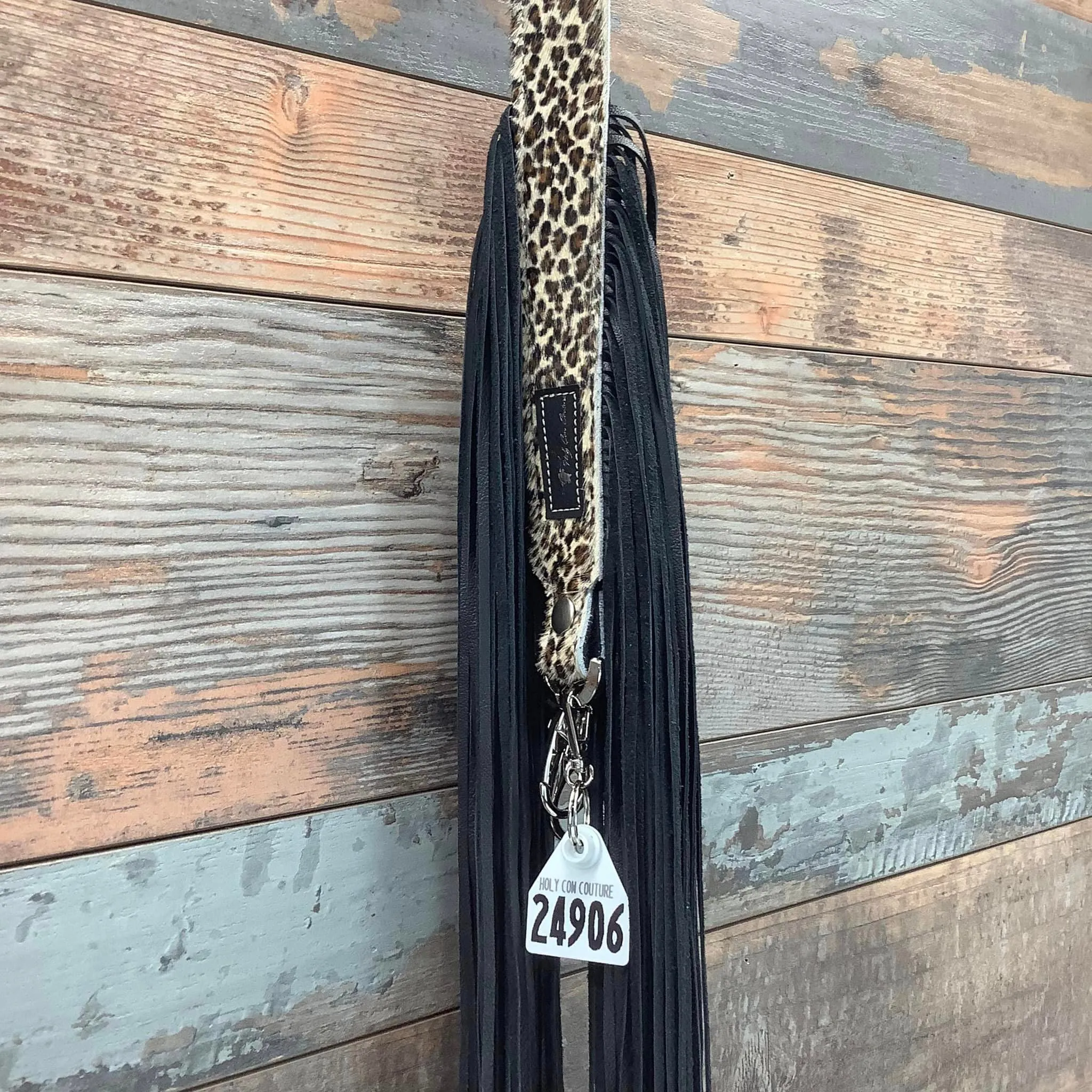 Western Mini Leather Fringe Strap 36" #24906