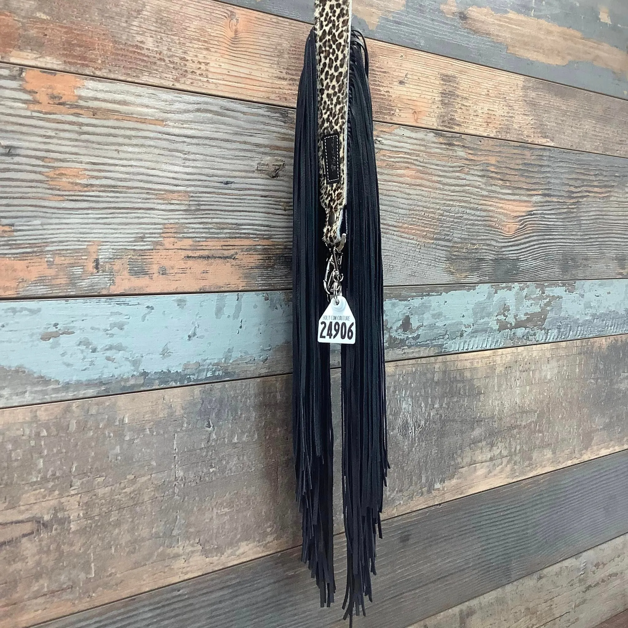 Western Mini Leather Fringe Strap 36" #24906