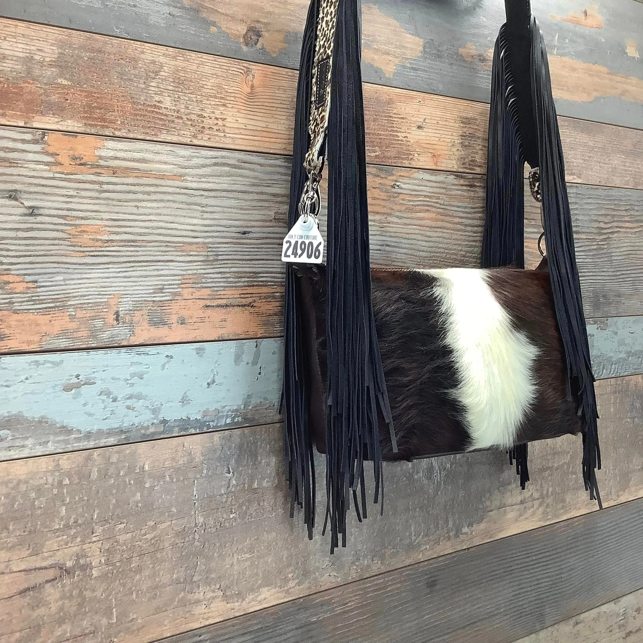 Western Mini Leather Fringe Strap 36" #24906