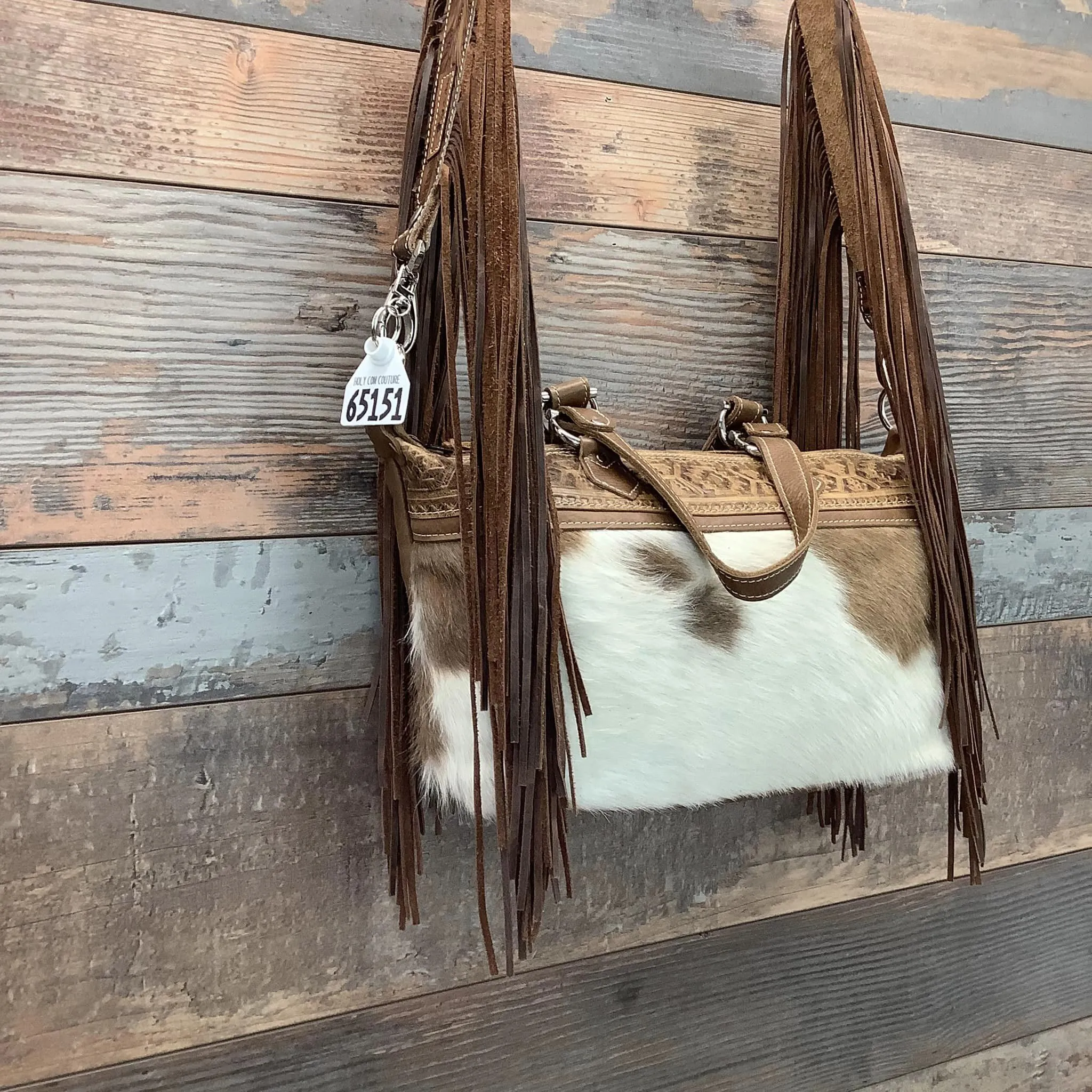 Western Mini Leather Fringe Strap 36" #65151